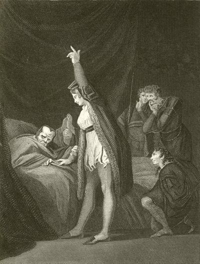 Beaufort bíboros halála alkotó: Johann Heinrich Füssli