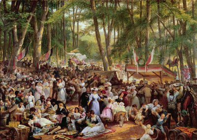 A Waldchestag 1871-ben alkotó: Johann Heinrich Hasselhorst