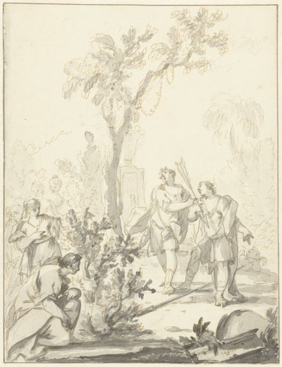 Allegorikus ábrázolás alkotó: Johann Heinrich Keller (II)