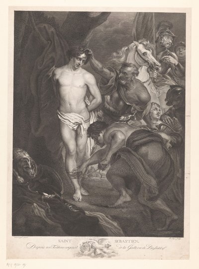 Szent Sebestyén alkotó: Johann Heinrich Lips
