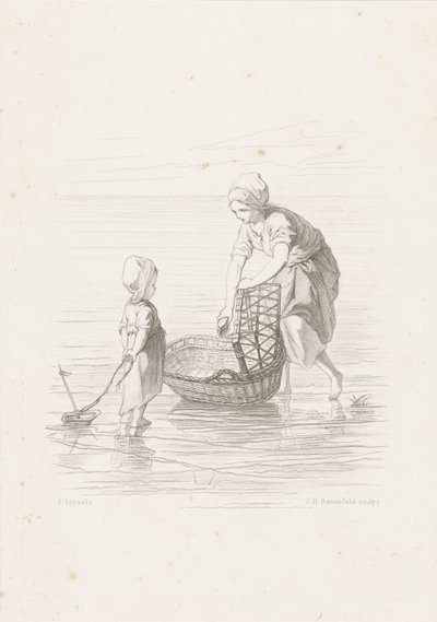A bölcső A tenger gyermekei (sorozat címe) alkotó: Johann Heinrich Maria Hubert Rennefeld