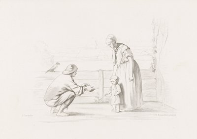 Első lépések A tenger gyermekei (cím a tárgyon) alkotó: Johann Heinrich Maria Hubert Rennefeld