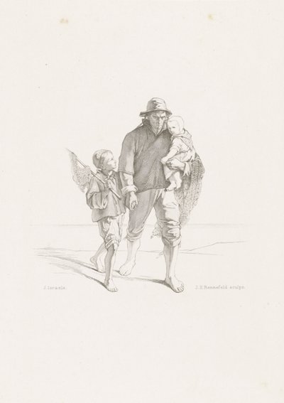 A temető mentén A tenger gyermekei (sorozat címe) alkotó: Johann Heinrich Maria Hubert Rennefeld