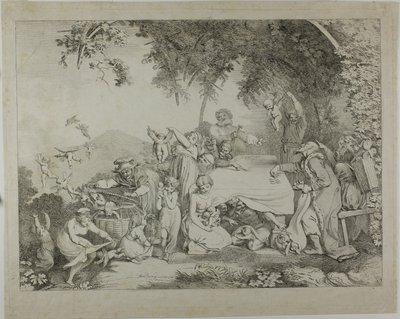 Ámor aukciója alkotó: Johann Heinrich Ramberg