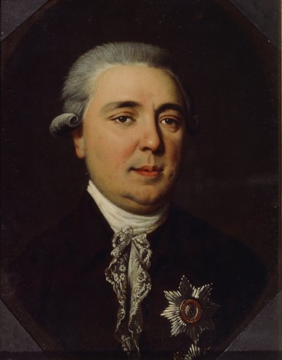 Alekszandr Romanovics Voroncov gróf portréja 1741-1805 alkotó: Johann Heinrich Schmidt