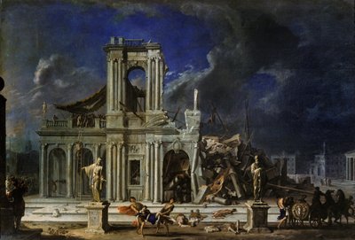Sámson megöli a filiszteusokat, 1633-34 körül alkotó: Johann Heinrich Schönfeld