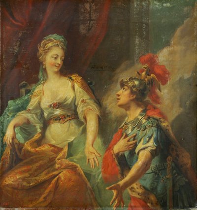 Aeneas Dido előtt alkotó: Johann Heinrich Tischbein