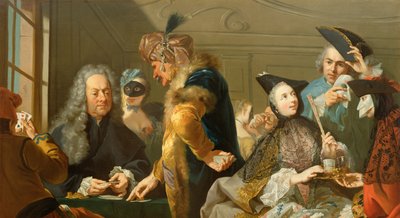 Szerencsejátékosok az előcsarnokban alkotó: Johann Heinrich Tischbein