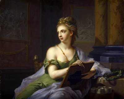 A kilenc múzsa - Kalliopé (epikus költészet) alkotó: Johann Heinrich Tischbein