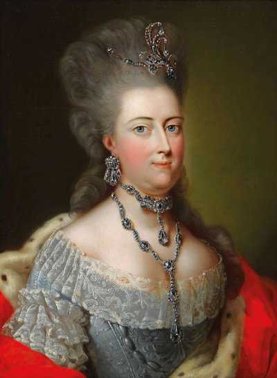 Brandenburg-Schwedt Fülöp őrgróf 1745-1800, Hesse-Kassel Landgravine portréja. alkotó: Johann Heinrich Tischbein