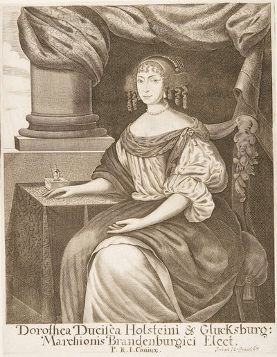 Johann Hoffmann - Holstein-Glücksburgi Dorothea, brandenburgi márkiné alkotó: Johann Hoffmann