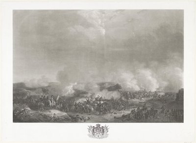 Orange hercege a Quatre-Bras-i csatában, 1815 Tizenkét lemez I. Vilmos brüsszeli érkezéséről és beiktatásáról, valamint az 1815-ös Quatre-Bras-i és Waterloo-i csatákról (sorozat címe) alkotó: Johann Hürlimann