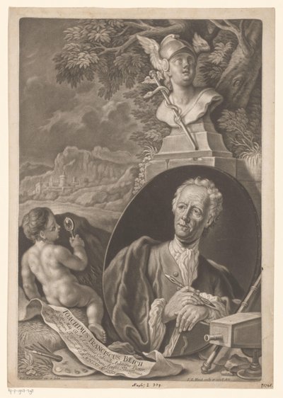 Joachim Franz Beich portréja 80 évesen alkotó: Johann Jacob Haid