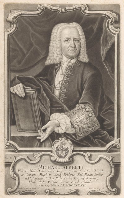 Michael Alberti portréja alkotó: Johann Jacob Haid