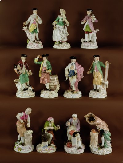 Tizenegy iparos alak alkotó: Johann Joachim Kaendler