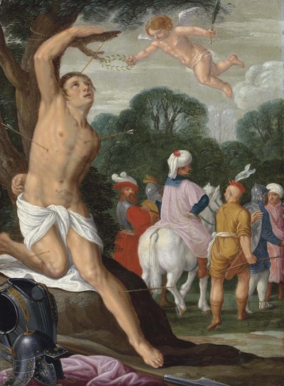 Szent Sebestyén mártíromsága alkotó: Johann König