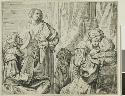 Belső két pár szeretővel és egy bolonddal alkotó: Johann Liss