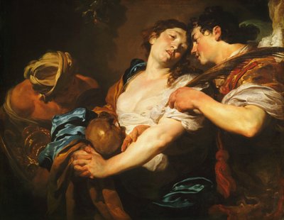 Egy bûnbánó bûnös, aki elfordult a kísértéstõl, és egy angyal által felajánlotta a megváltás pálmáját, alkotó: Johann Liss or Lis or von Lys