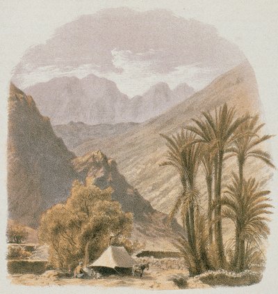 Sinai. Rézkarc Bernatz és társai - Steinkopk J.F. Szerkesztő alkotó: Johann Martin Bernatz