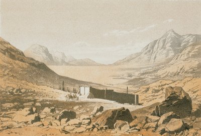 Bostan völgye. Rézkarc: Bernatz et aii – Steinkopk J.F. Editore alkotó: Johann Martin Bernatz