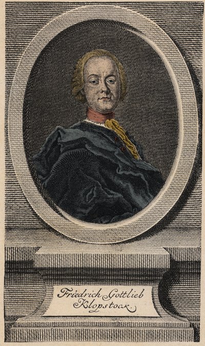 Friedrich Gottlieb Klopstock (1724-1803), német költő alkotó: Johann Martin Bernigeroth