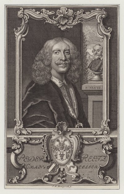 Peder Reedtz, dán politikus és nagykövet (metszet) alkotó: Johann Martin Bernigeroth