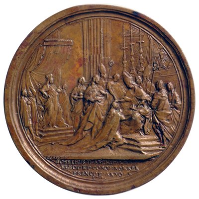 II. József német-római király koronázása Frankfurt am Mainban 1764-ben. alkotó: Johann Martin Krafft