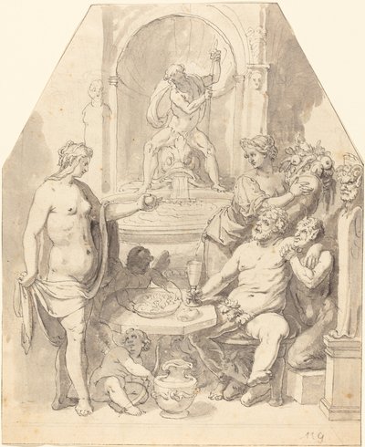 Ceres és Bacchus nélkül a Vénusz megfagy alkotó: Johann Matthias Kager