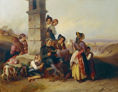 A többi zarándok alkotó: Johann Matthias Ranftl