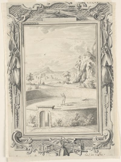 Tanulmány a Gideon gyapjúhoz, 375. tábla, Physica Sacra alkotó: Johann Melchior Füssli