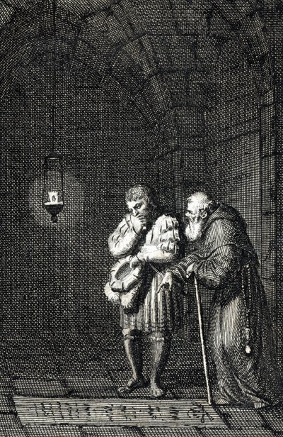 IV. Károly császár (1346-1378) a szászországi Widukind (vagy szász Wittekind) sírjára gyűjtött egy engri németországi 1377-ben (IV. Károly, Szent-római császár Widukind (Widuking vagy Wittekind) sírjában Engerben, Németország) Metszet szerző: Johann Michae alkotó: Johann Michael Mettenleiter