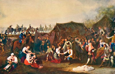 Esküvő a táborban, 1850, 1903 alkotó: Johann Moritz Rugendas
