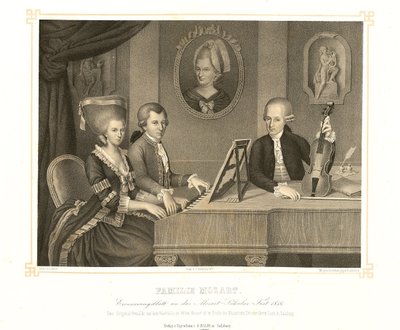 Mozart család alkotó: Johann Nepomuk Croce della