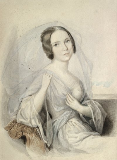 Henriette Gertrude Sontag (1806-54) portréja alkotó: Johann Nepomuk Ender