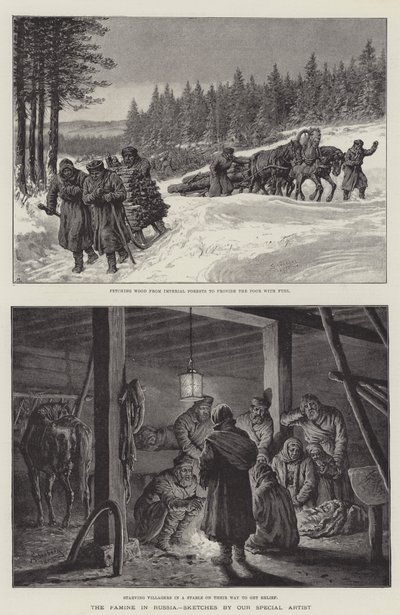 Az éhínség Oroszországban alkotó: Johann Nepomuk Schonberg