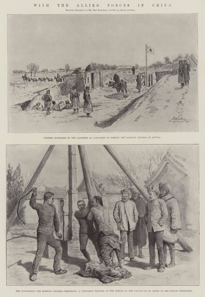 A szövetséges erőkkel Kínában alkotó: Johann Nepomuk Schonberg