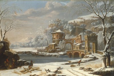 Téli táj, 1674 alkotó: Johann Oswald Harms