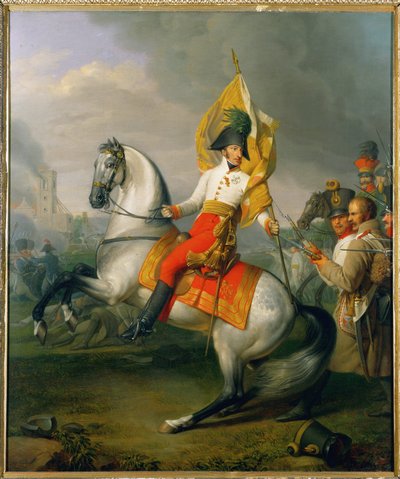 Karl főherceg, I/II. Ferenc császár testvére, az asperni csata győztese I. Napóleon császár ellen ... alkotó: Johann Peter Krafft