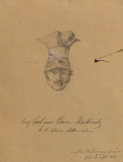 Graf Karl von Clam-Martinez alkotó: Johann Peter Krafft