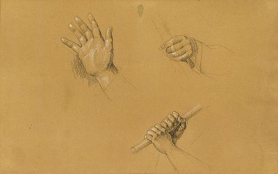 Kézi tanulmányok a "Jelenet a tiroli szabadságharcból" alkotó: Johann Peter Krafft