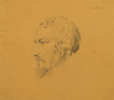 Tanulmány egy szakállas férfiról alkotó: Johann Peter Krafft