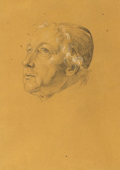 Tanulmány a "Manfred halál órájáról" alkotó: Johann Peter Krafft