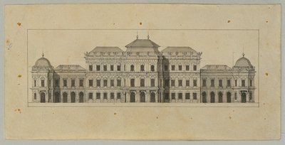 Tanulmány a Felső-Belvedere számára alkotó: Johann Peter Krafft