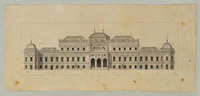 Tanulmány a Felső-Belvedere számára alkotó: Johann Peter Krafft