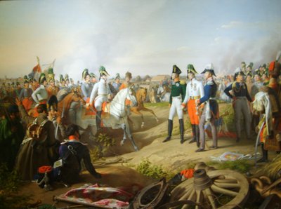 Győzelmi nyilatkozat az 1813-as lipcsei csata után alkotó: Johann Peter Krafft