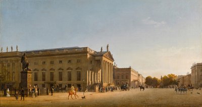 Királyi Opera, Unter Den Linden, 1845. alkotó: Johann Philipp Eduard Gaertner