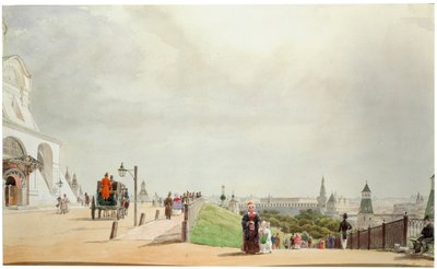 A moszkvai Kremlben, 1839. alkotó: Johann Philipp Eduard Gartner