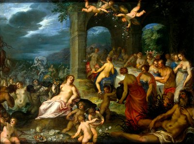 Az istenek ünnepe, 1600. alkotó: Johann Rottenhammer