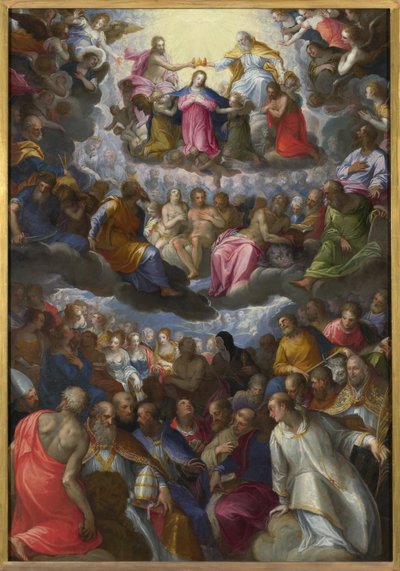 A Szűzanya koronázása, c. 1598 alkotó: Johann Rottenhammer