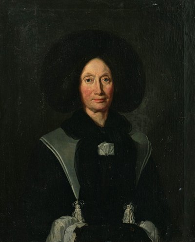 Németül: Egy Wurstemberger asszony portréja. alkotó: Johann Rudolf Huber